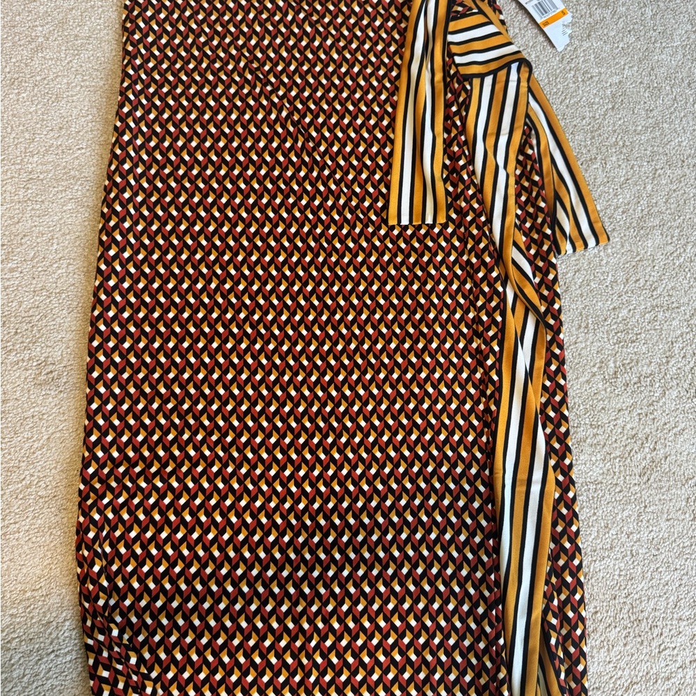 Michael Kors Multicolor Geometric Maxi Skirt